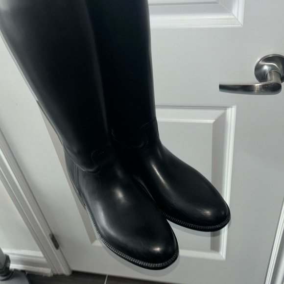 Aigle Shoes Aigle Black Rubber Riding Boots Made In France Poshmark